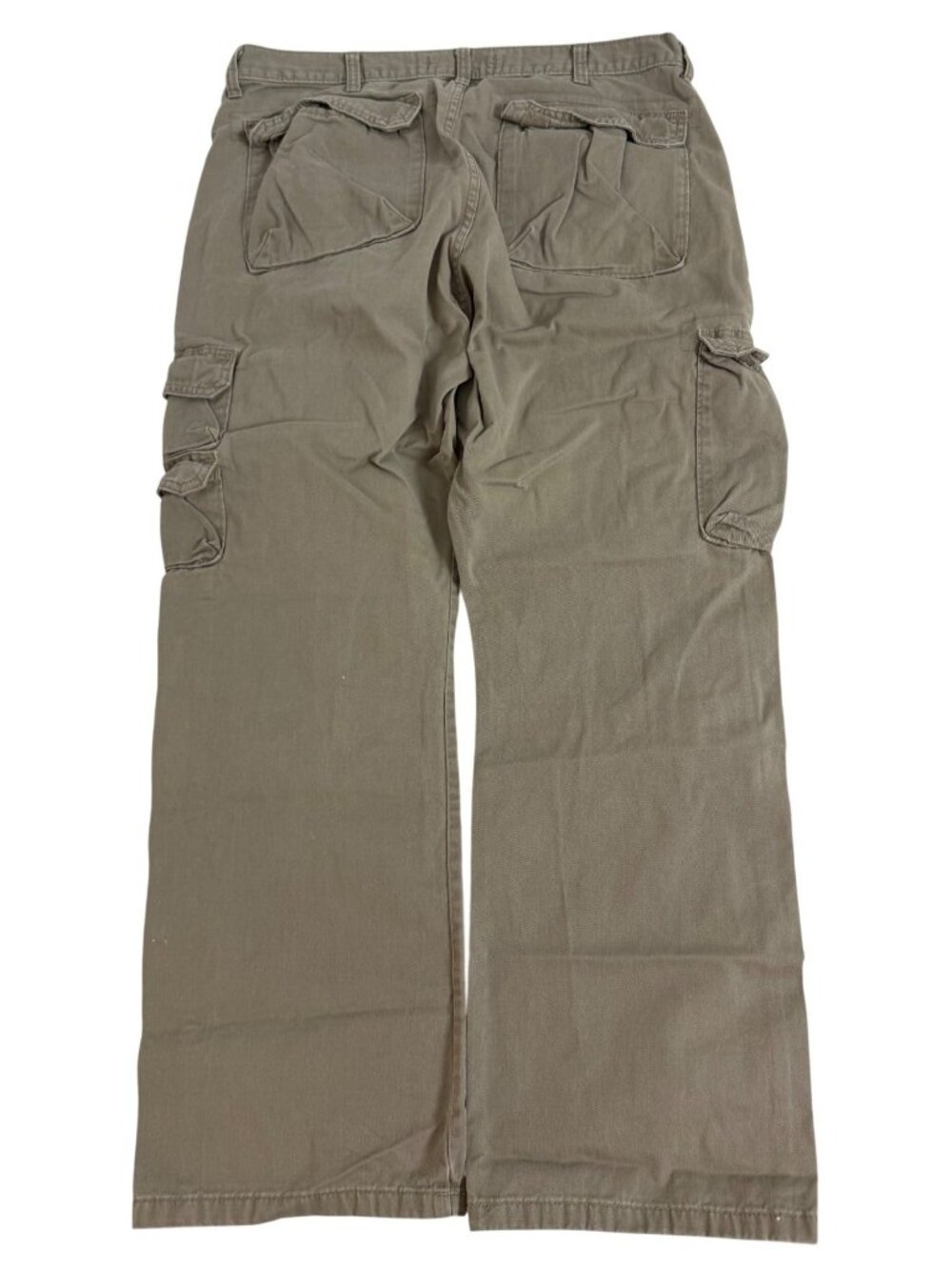 Wrangler Mens Khaki Cargo Pants 100% Cotton Durable Workwear Mens 36 X 32 - Picture 5 of 5